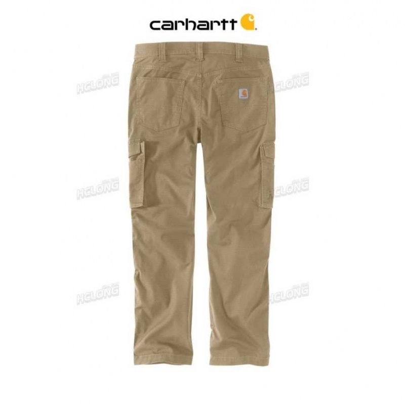 Carhartt Force Relaxed Fit Ripstop Cargo Work Pant Dark Khaki | TH0001642