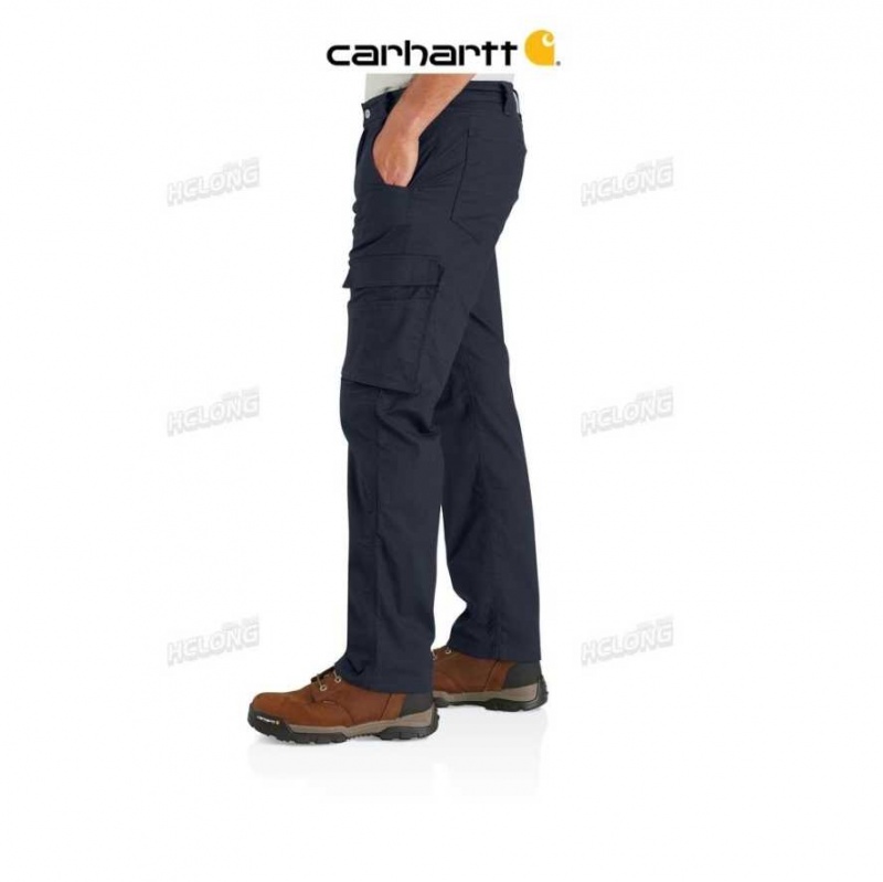 Carhartt Force Relaxed Fit Ripstop Cargo Work Pant Navy | TH0001643