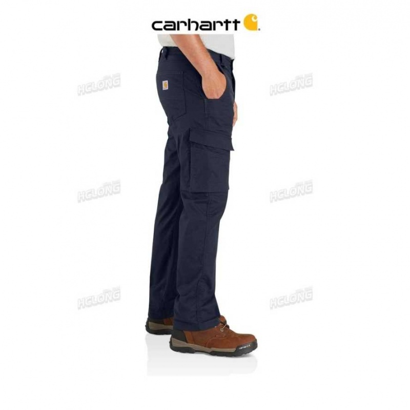 Carhartt Force Relaxed Fit Ripstop Cargo Work Pant Navy | TH0001643