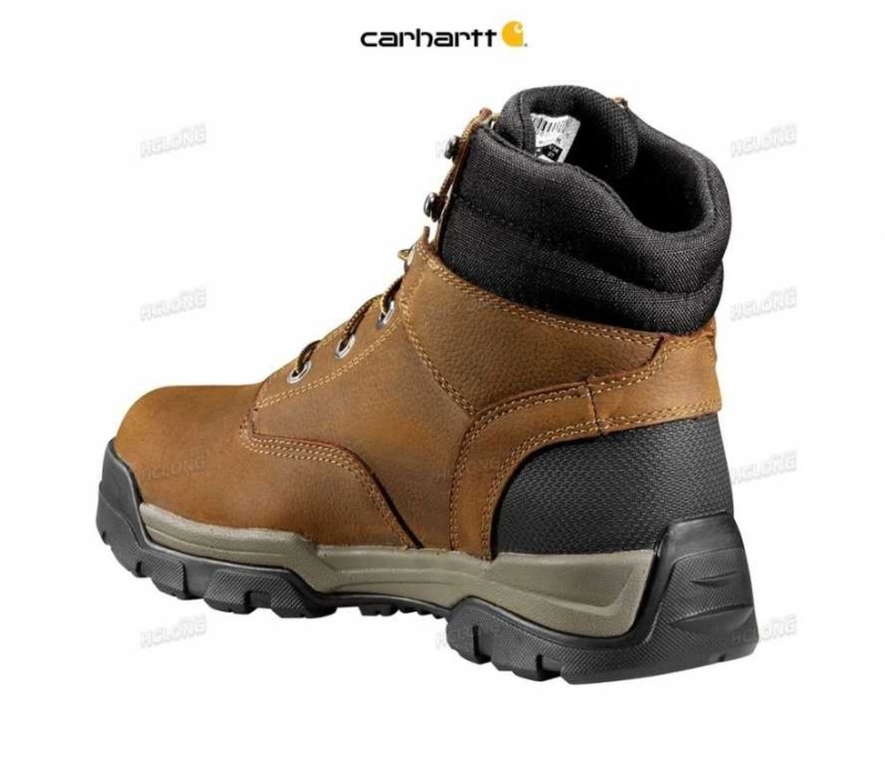 Carhartt Ground Force 6-Inch Non-Safety Toe Work Boot Brown Oil Tanned | TH0002824