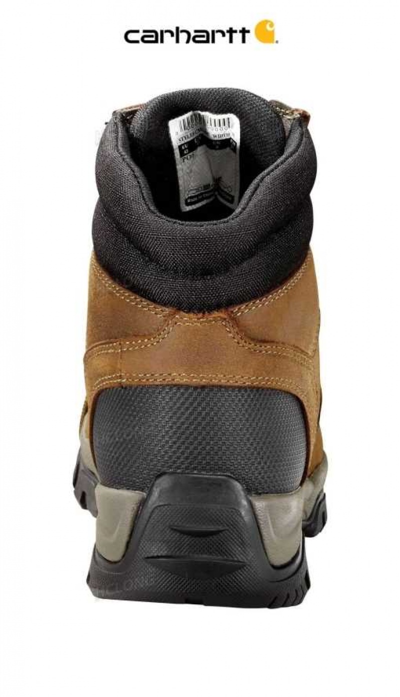 Carhartt Ground Force 6-Inch Non-Safety Toe Work Boot Brown Oil Tanned | TH0002824