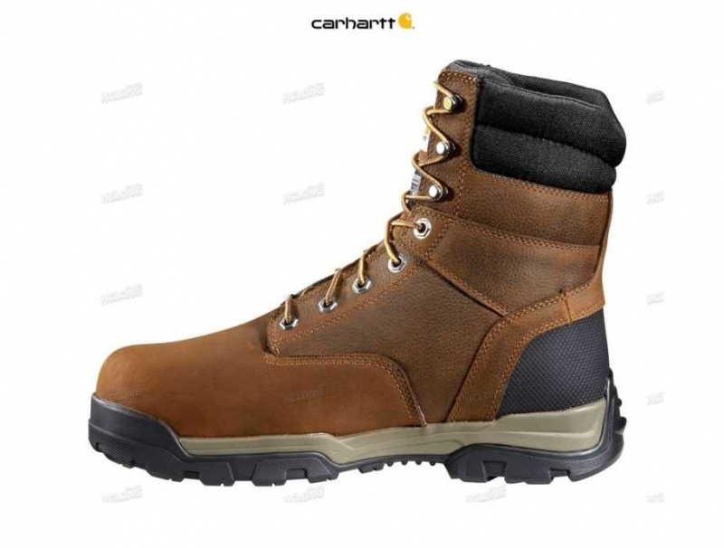 Carhartt Ground Force 8-Inch Composite Toe Work Boot Brown Oil Tanned | TH0002827