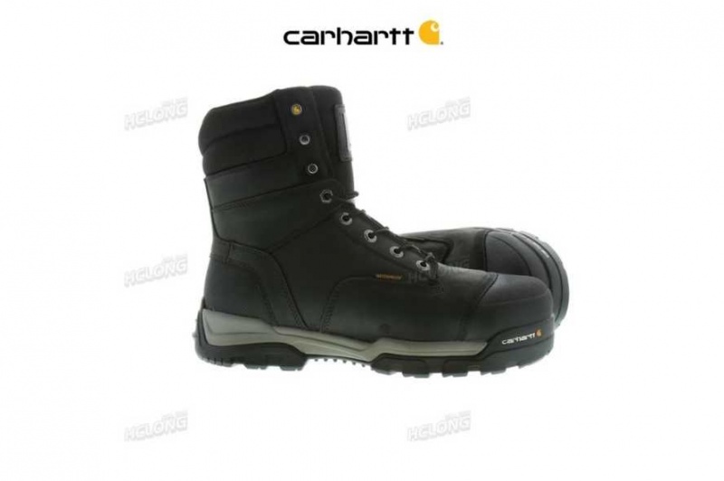 Carhartt Ground Force 8-Inch Insulated Composite Toe Csa Work Boot Black | TH0002841