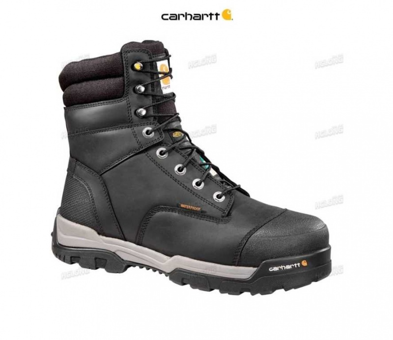 Carhartt Ground Force 8-Inch Insulated Composite Toe Csa Work Boot Black | TH0002841