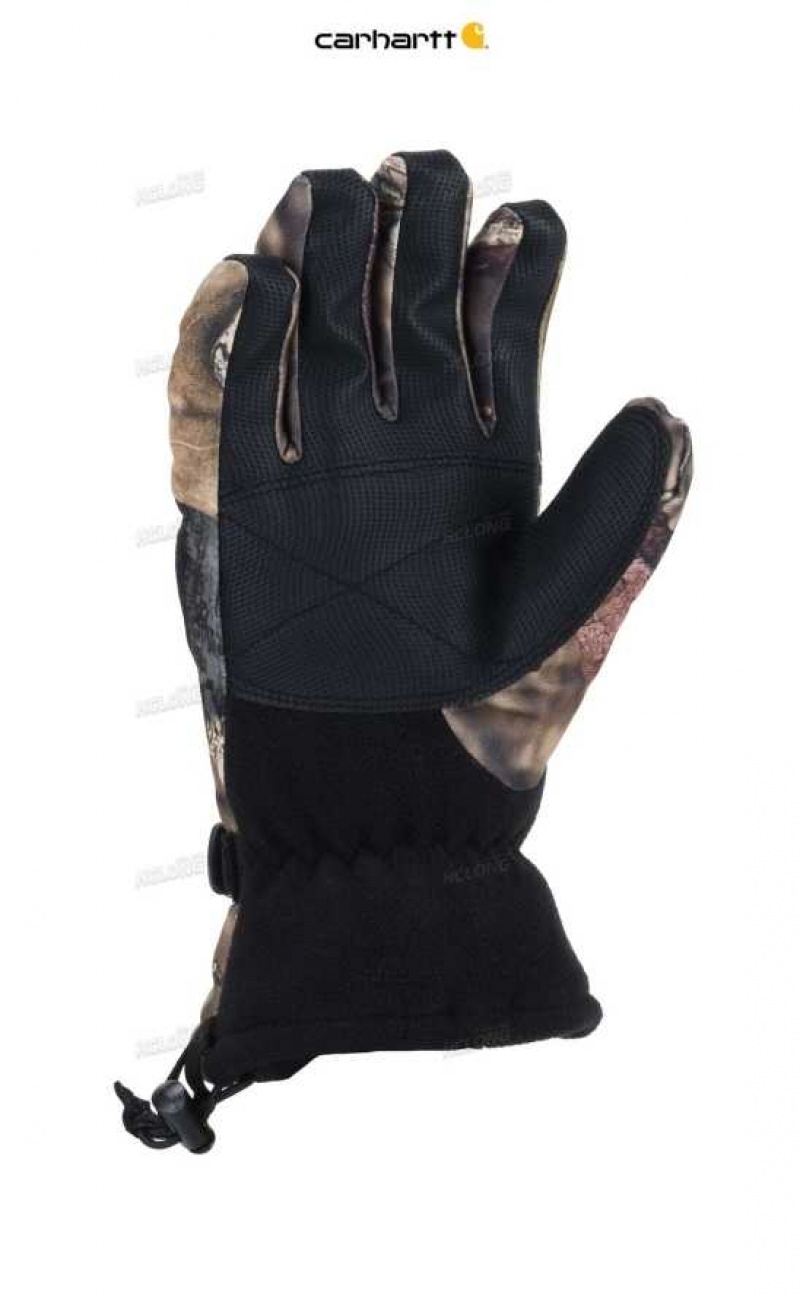 Carhartt Hunt Waterproof Insulated Camo Gauntlet Glove Moss | TH0001101