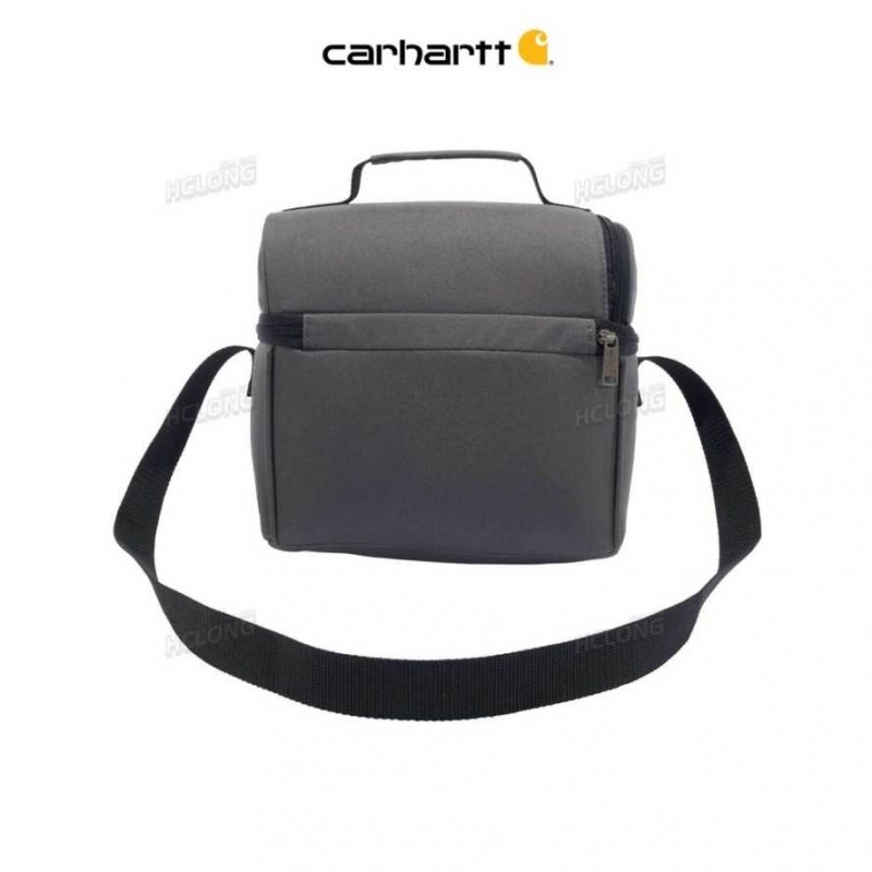 Carhartt Insulated 12 Can Two Compartment Lunch Cooler Gray | TH0001022