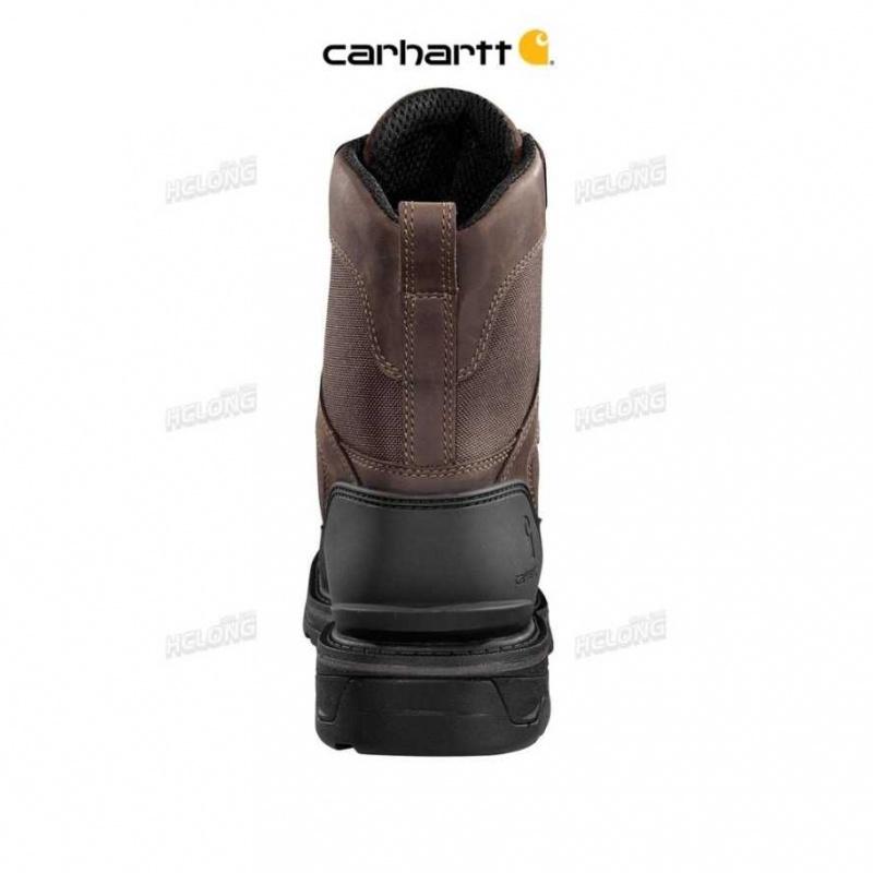 Carhartt Ironwood Insulated 8-Inch Alloy Toe Work Boot Dark Brown Oil Tanned | TH0002854