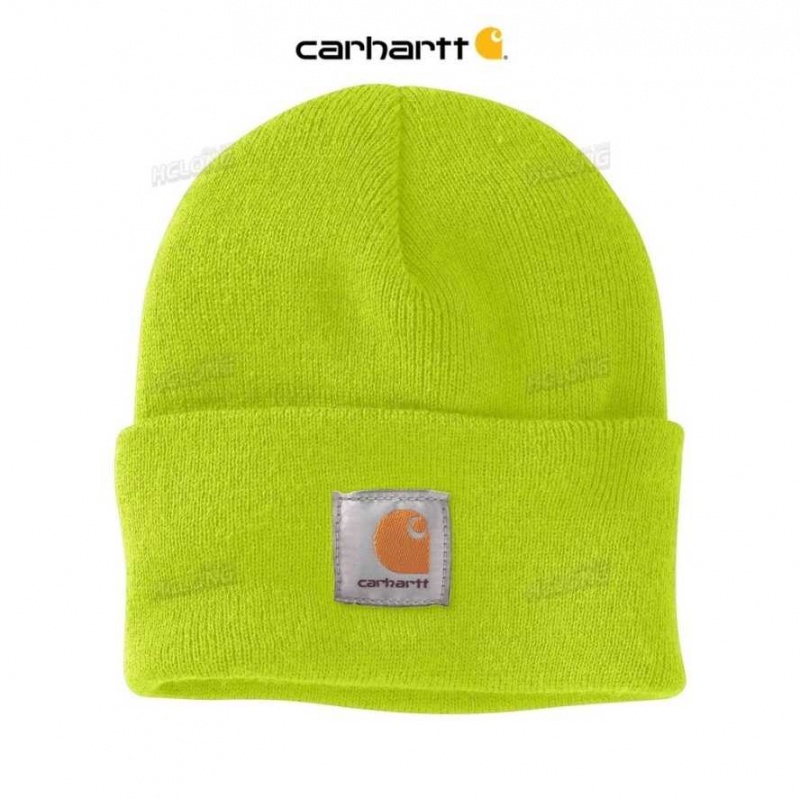 Carhartt Knit Cuffed Beanie Brite Lime | TH0000723