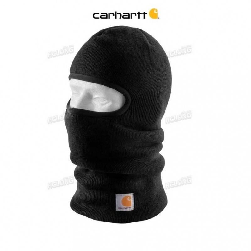 Carhartt Knit Insulated Face Mask Black | TH0001051