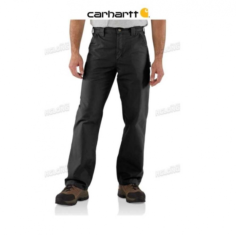 Carhartt Loose Fit Canvas Utility Work Pant Black | TH0001677