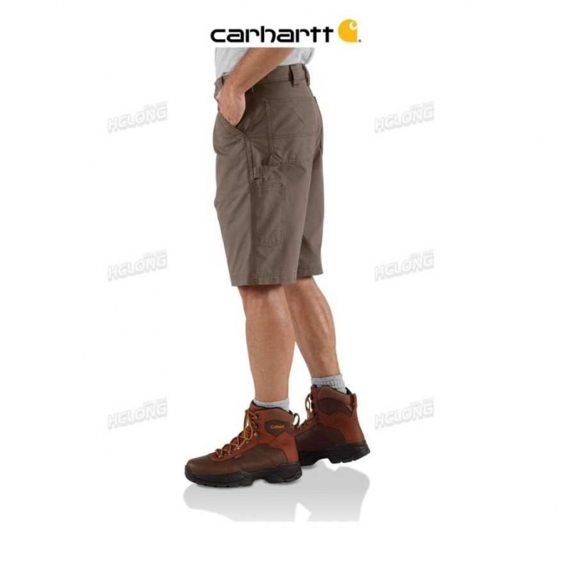 Carhartt Loose Fit Canvas Utility Work Short Light Brown | TH0001882