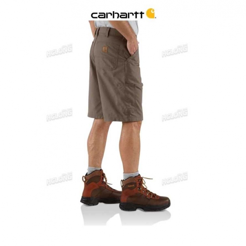 Carhartt Loose Fit Canvas Utility Work Short Light Brown | TH0001882