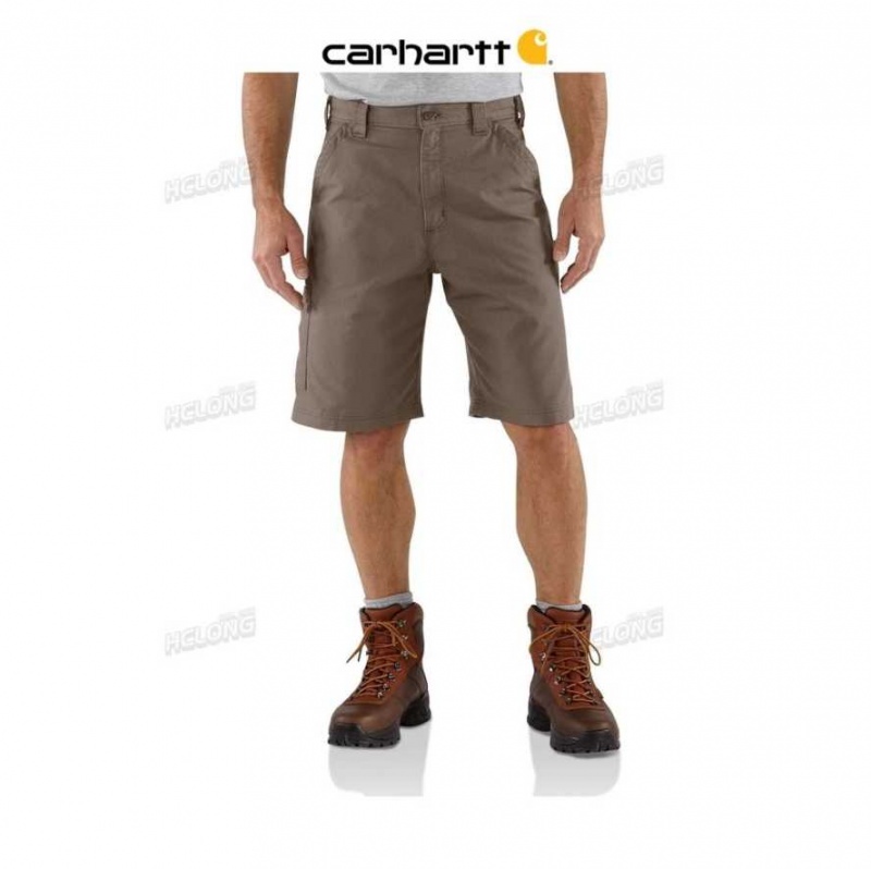 Carhartt Loose Fit Canvas Utility Work Short Light Brown | TH0001882