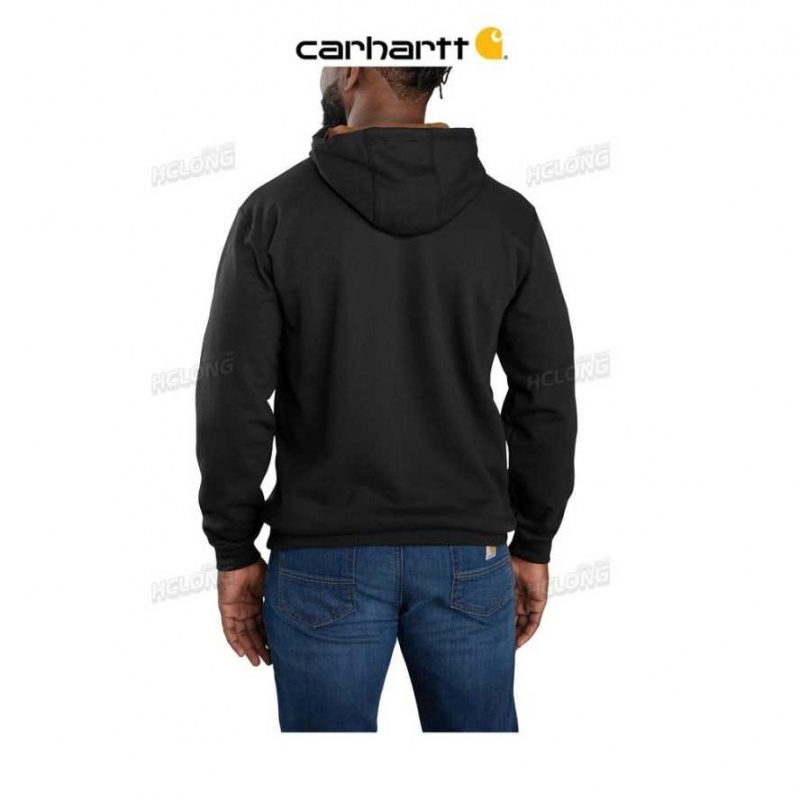 Carhartt Loose Fit Midweight Camo Logo Graphic Sweatshirt Black | TH0000472