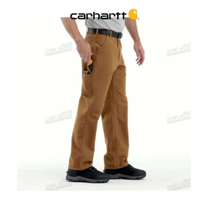 Carhartt Loose Fit Washed Duck Utility Work Pant Moss | TH0001666