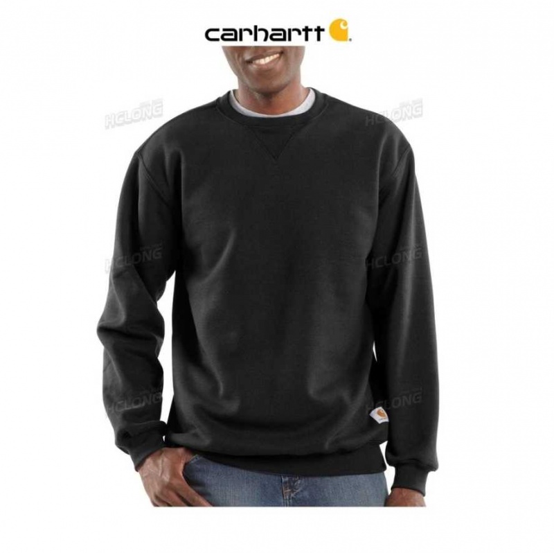 Carhartt Midweight Crewneck Sweatshirt Black | TH0000510