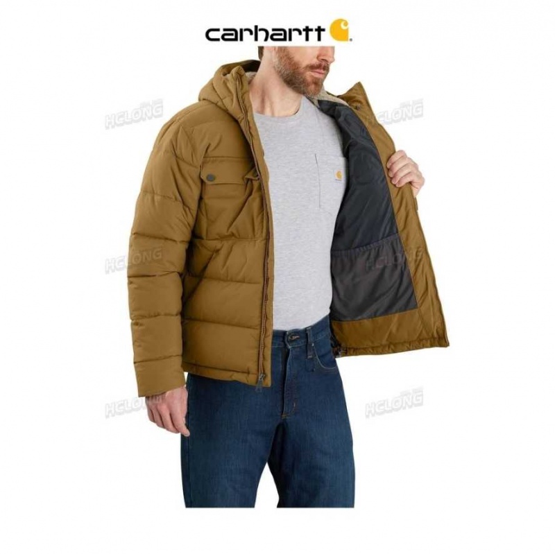 Carhartt Montana Loose Fit Insulated Jacket Oak Brown | TH0000218