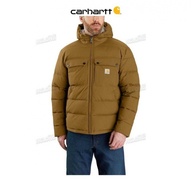 Carhartt Montana Loose Fit Insulated Jacket Oak Brown | TH0000218