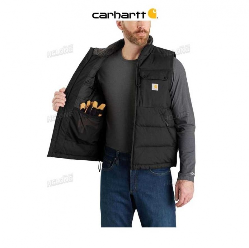 Carhartt Montana Loose Fit Insulated Vest Black | TH0002754