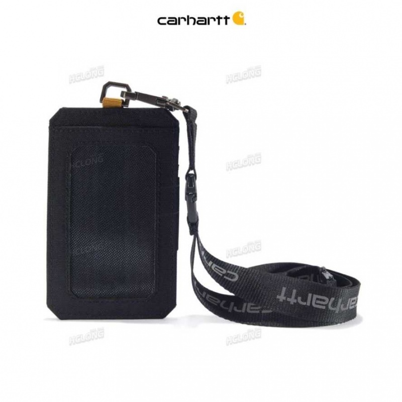 Carhartt NYLON DUCK ID HOLDER AND LANYARD Black | TH0002785