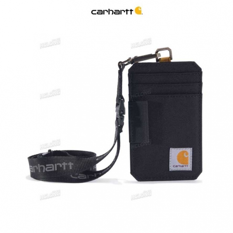 Carhartt NYLON DUCK ID HOLDER AND LANYARD Black | TH0002785