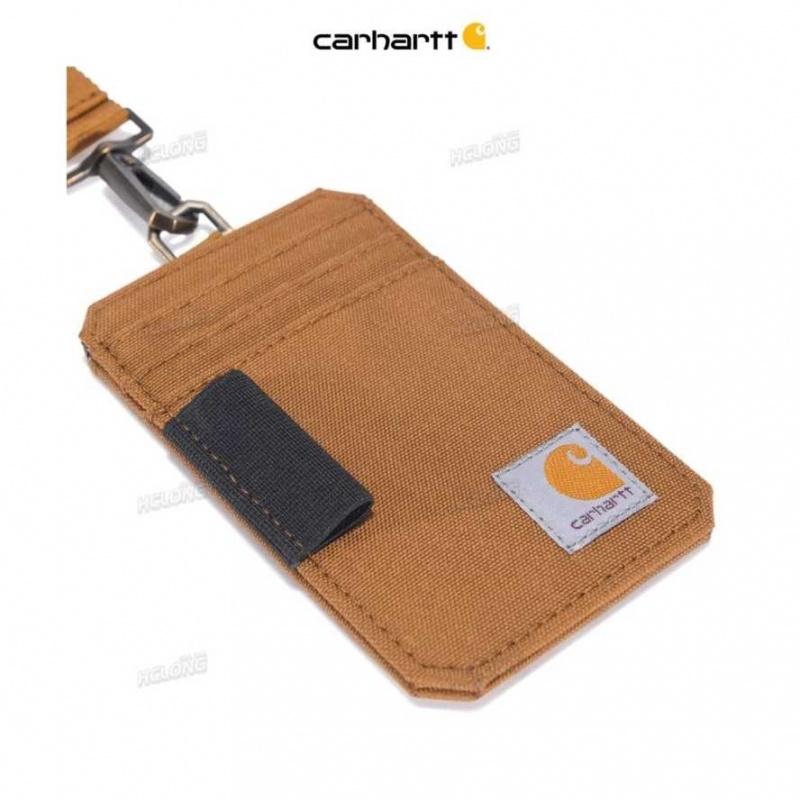 Carhartt NYLON DUCK ID HOLDER AND LANYARD Brown | TH0002788