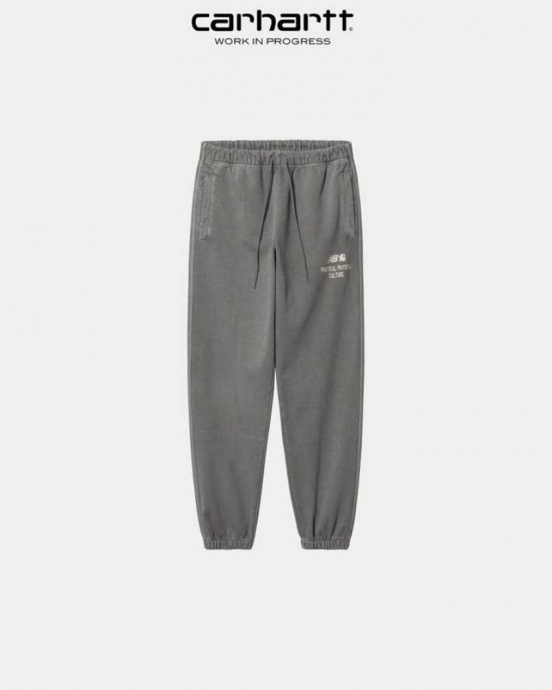 Carhartt New Balance x Carhartt WIP Sculpture Center Sweatpants Shiver / Wax (garment dyed) | TH0001448