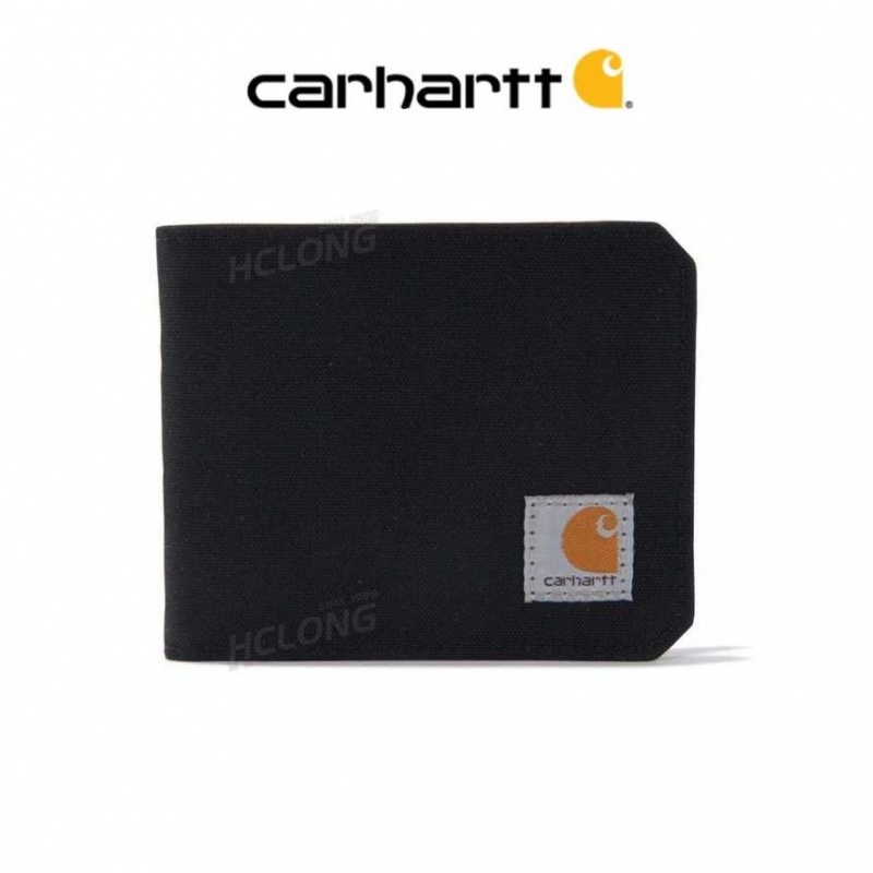 Carhartt Nylon Duck Bifold Wallet Black | TH0002776