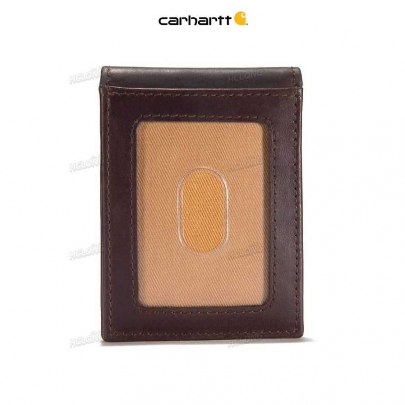 Carhartt Oil Tan Front Pocket Wallet Brown | TH0002773