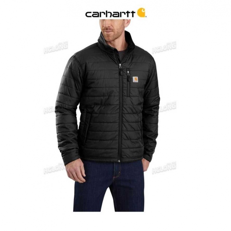 Carhartt Rain Defender Relaxed Fit Lightweight Insulated Jacket Black | TH0000129