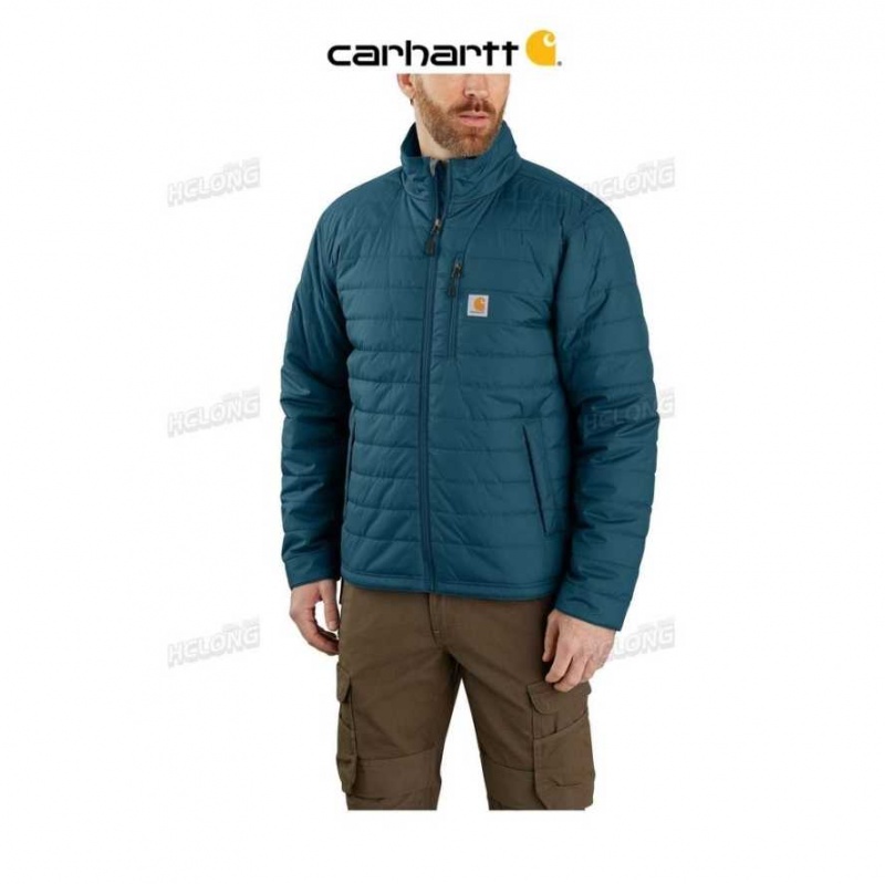 Carhartt Rain Defender Relaxed Fit Lightweight Insulated Jacket Night Blue | TH0000131