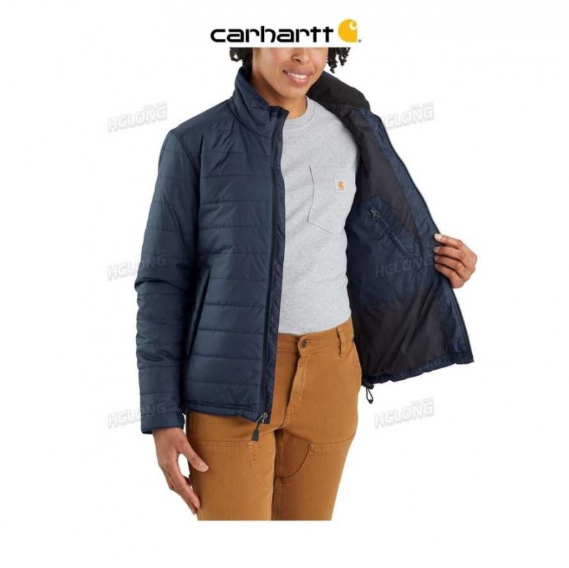 Carhartt Rain Defender Relaxed Fit Lightweight Insulated Jacket - 2 Warmer Rating Navy | TH0000176