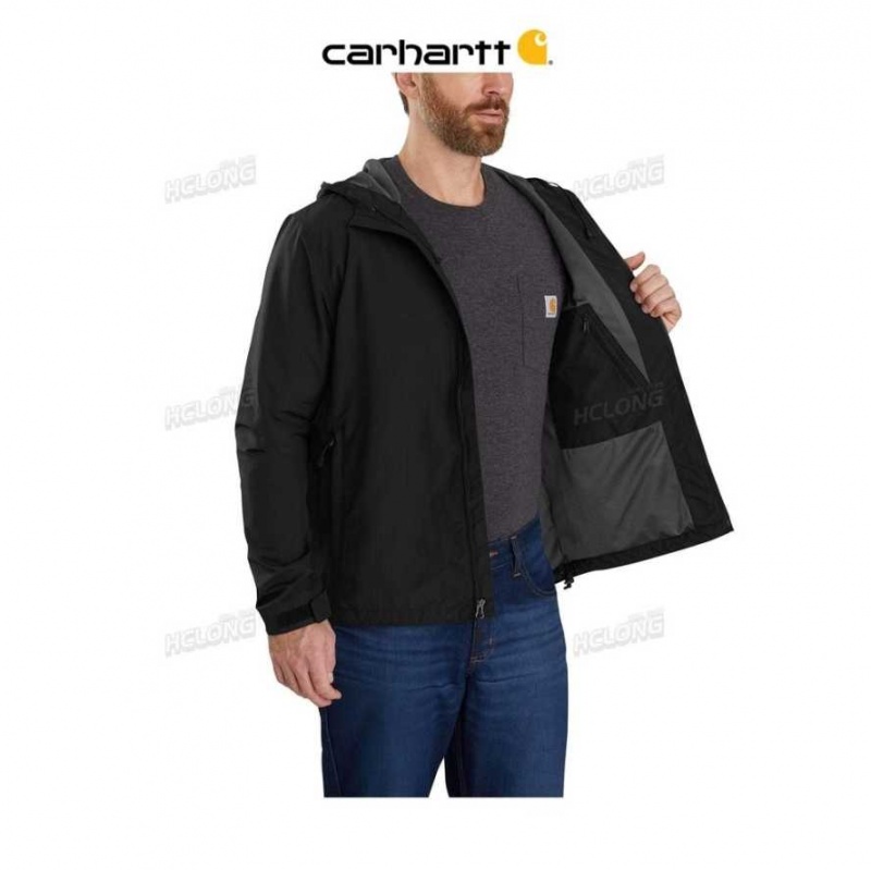 Carhartt Rain Defender Relaxed Fit Lightweight Jacket Black | TH0000190