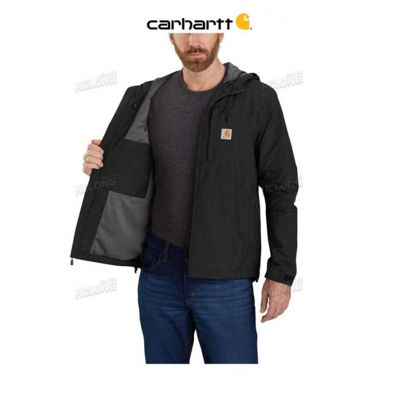 Carhartt Rain Defender Relaxed Fit Lightweight Jacket Black | TH0000190