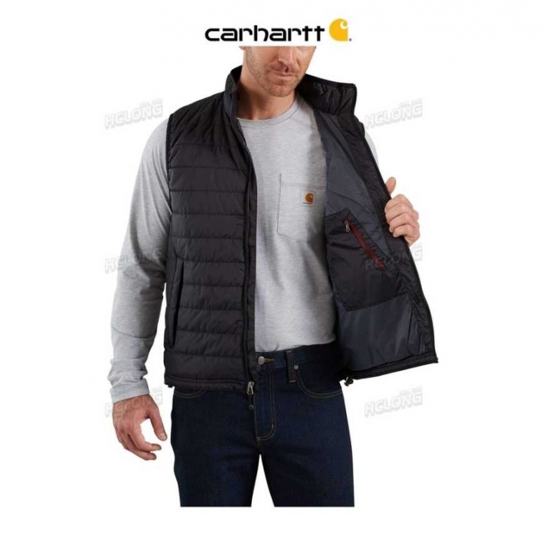 Carhartt Rain Defender Relaxed Fit Lightweight Insulated Vest Black | TH0002715