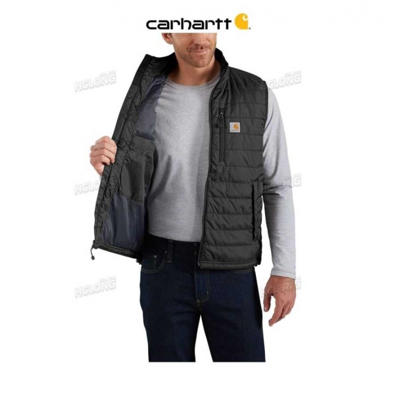 Carhartt Rain Defender Relaxed Fit Lightweight Insulated Vest Black | TH0002715