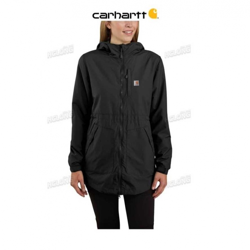 Carhartt Rain Defender Relaxed Fit Lightweight Coat - 1 Warm Rating Black | TH0000970