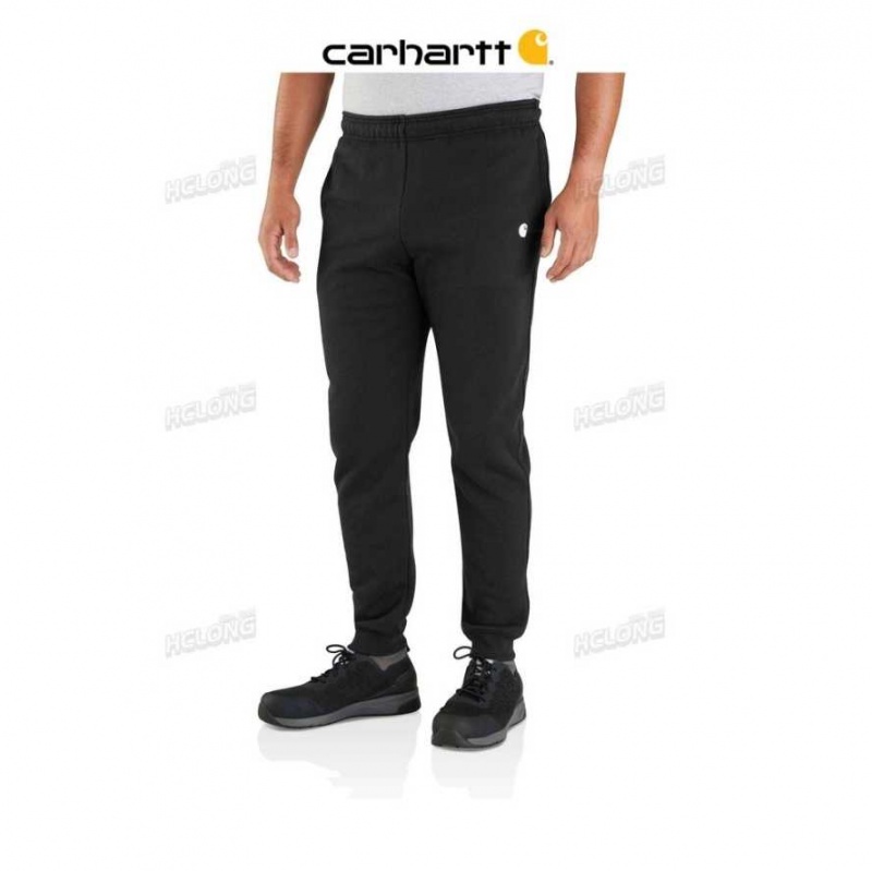 Carhartt Relaxed Fit Midweight Tapered Sweatpant Black | TH0001644