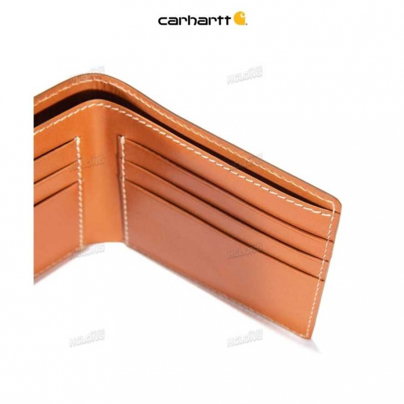 Carhartt Rough Cut Bifold Wallet Brown | TH0002762