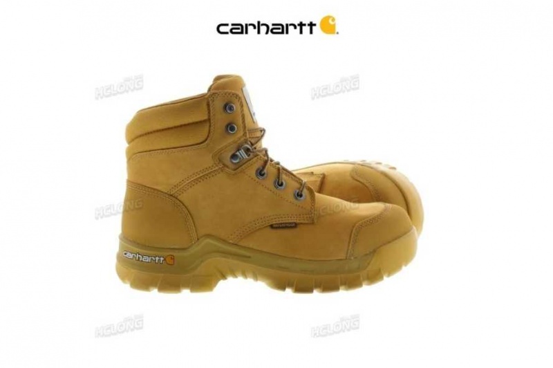 Carhartt Rugged Flex 6-Inch Non-Safety Toe Work Boot WHEAT NUBUCK | TH0002828