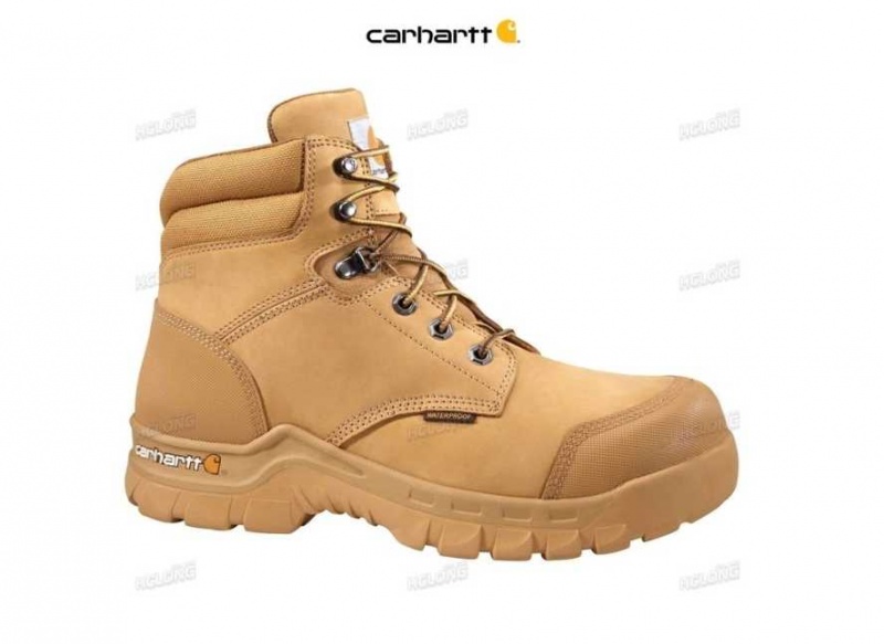 Carhartt Rugged Flex 6-Inch Non-Safety Toe Work Boot WHEAT NUBUCK | TH0002828