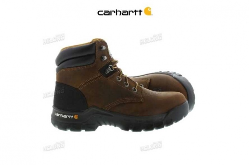 Carhartt Rugged Flex 6-Inch Non-Safety Toe Work Boot Brown Oil Tanned | TH0002829