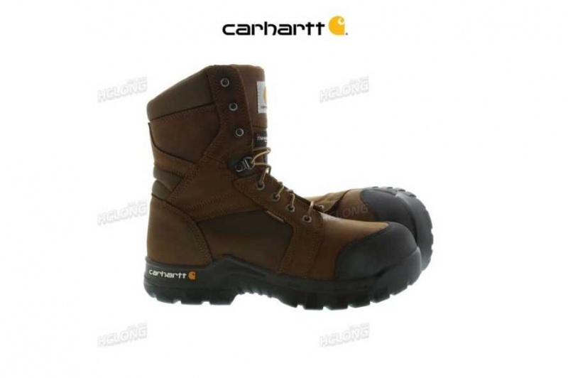 Carhartt Rugged Flex 8-Inch Insulated Composite Toe Csa Boot Coffee | TH0002839