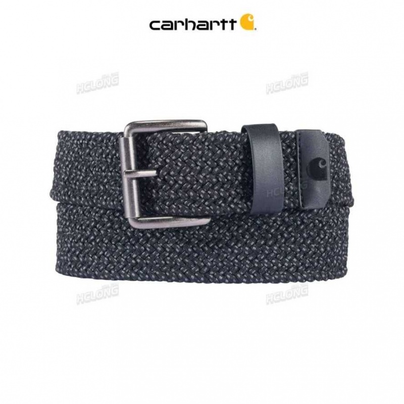 Carhartt Rugged Flex Nylon Cord Braided Belt Black | TH0000768