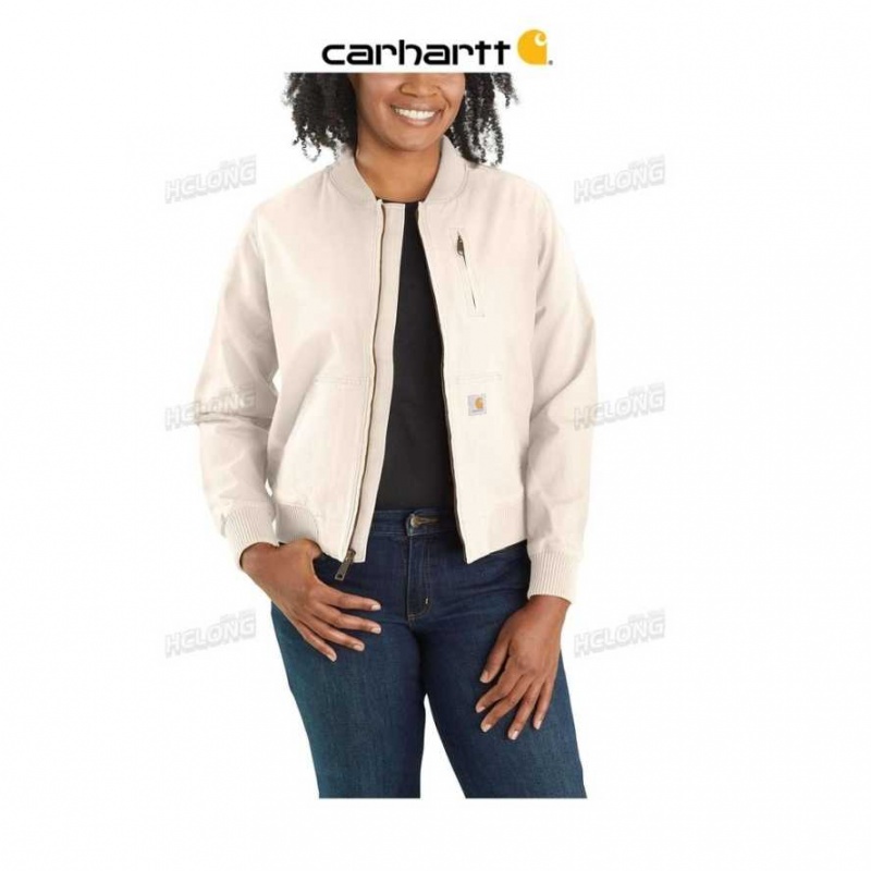 Carhartt Rugged Flex Relaxed Fit Canvas Jacket - 1 Warm Rating Natural | TH0000136