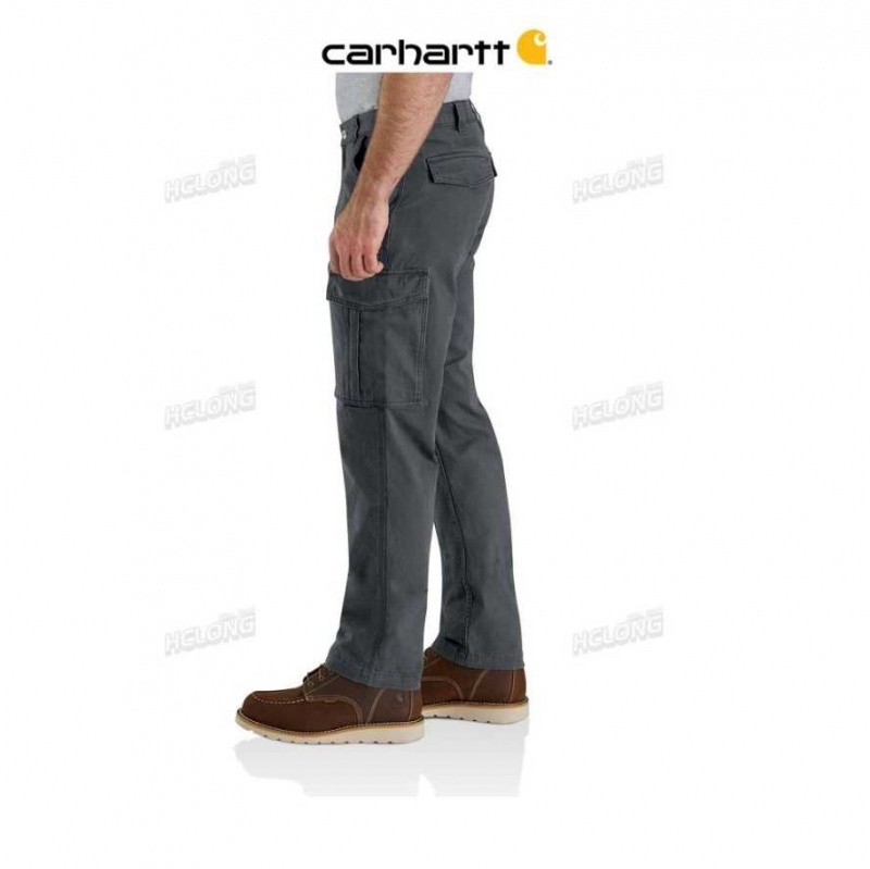 Carhartt Rugged Flex Relaxed Fit Canvas Cargo Work Pant Shadow | TH0001627