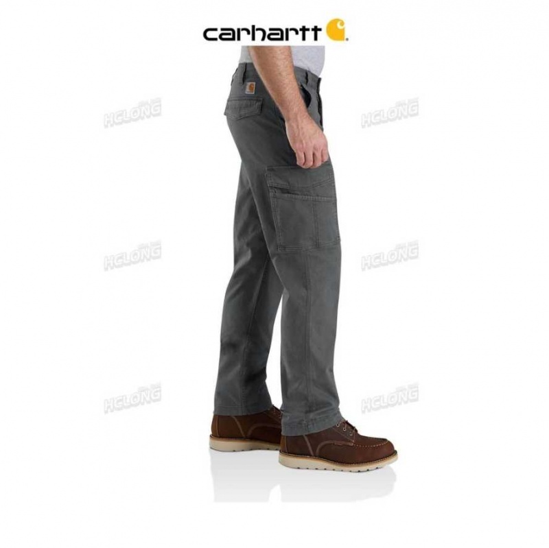 Carhartt Rugged Flex Relaxed Fit Canvas Cargo Work Pant Shadow | TH0001627