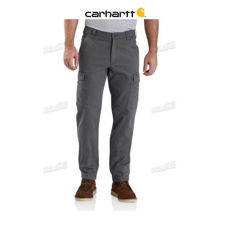 Carhartt Rugged Flex Relaxed Fit Canvas Cargo Work Pant Shadow | TH0001627