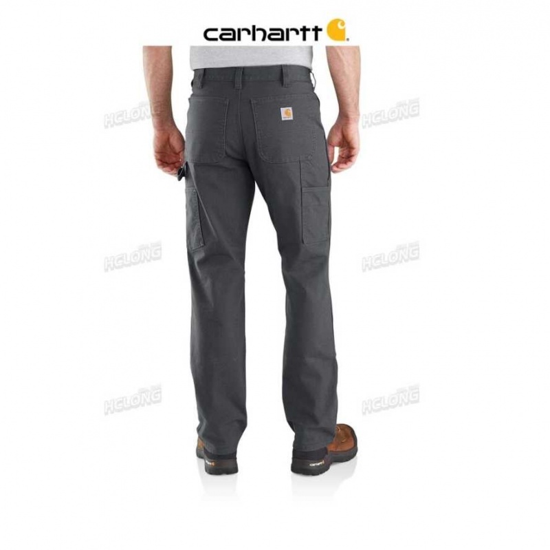 Carhartt Rugged Flex Relaxed Fit Duck Double-Front Utility Work Pant Shadow | TH0001613