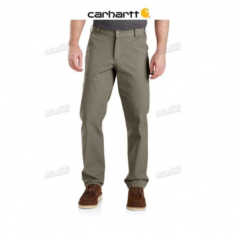 Carhartt Rugged Flex Relaxed Fit Duck Utility Work Pant Desert | TH0001606